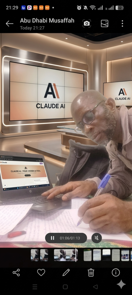 free plan claude ai.Babatunde of Piscartsynergy using Claude AI to draft ethical, high-quality content for a zero-dollar professional side hustle.